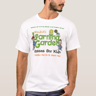 Camisa de Learning Jardim Logotipo da senhorita