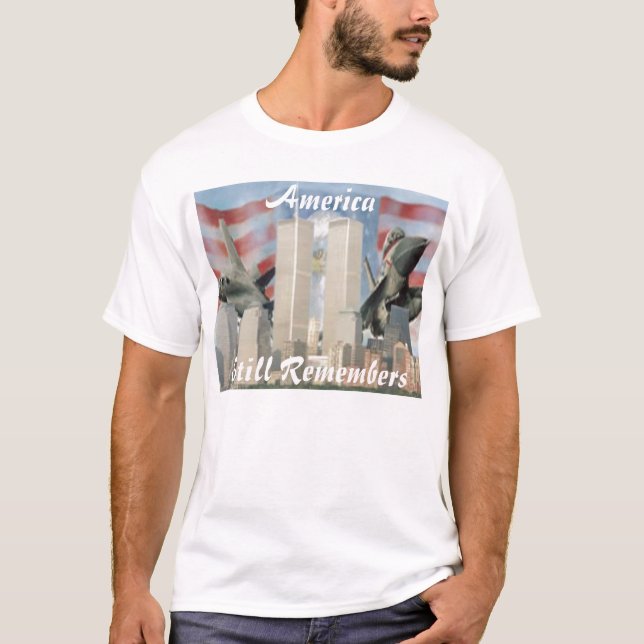 Camisa De Lembrança Das Torres Gêmeas 9/11 (Frente)