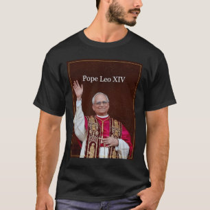 Camisa de Leo Xiv do Papa deus abençoe
