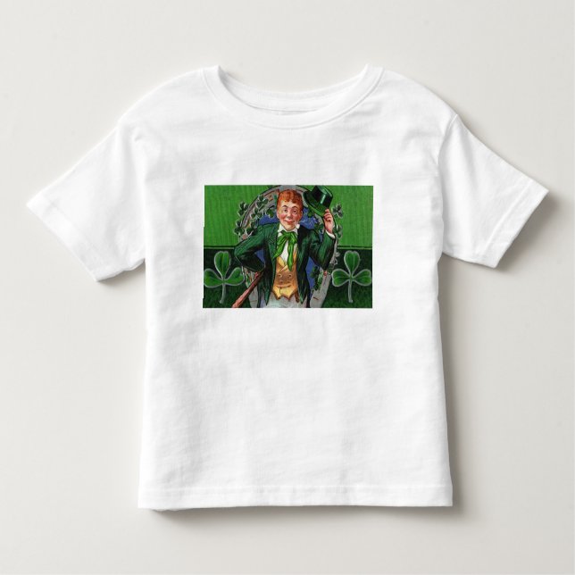 Camisa de Leprechaun Toddler (Frente)