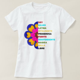 Camisa de Leque para Dia Mexicano da Herança Hispâ