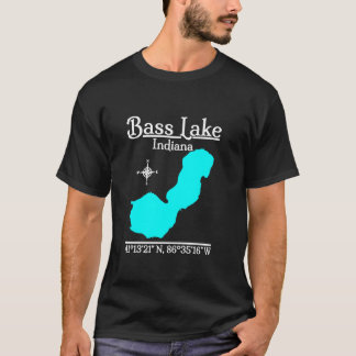 Camisa de Leve Longa do Bass Lake Indiana