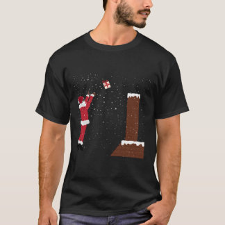 Camisa de Leve Longa no Basquete Santa Claus