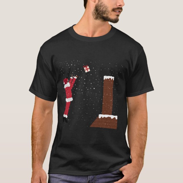 Camisa de Leve Longa no Basquete Santa Claus (Frente)