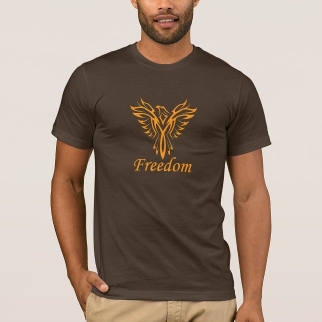 Camisa de liberdade - escolha estilo e cor (Frente)