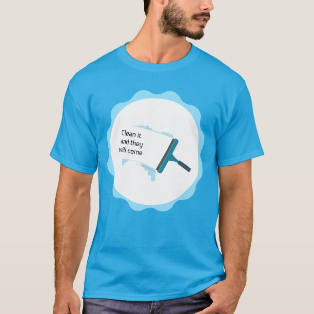 Camisa de limpeza engraçada para lavadores de jane (Frente)