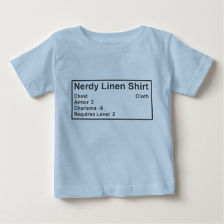 Camisa de linho Nerdy da armadura do Gamer do geek