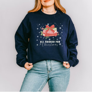 Camisa de Livro de Natal Presente para Bibliotecár