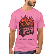 Camisa de Lixeira de Lixo do Perdedor de Futebol F