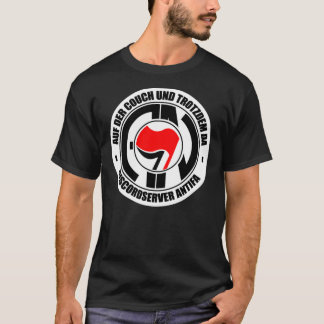 Camisa de logotipo de rede antifascista essencial