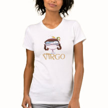 CAMISA DE LOGOTIPO DO VIRGO ZODIAC