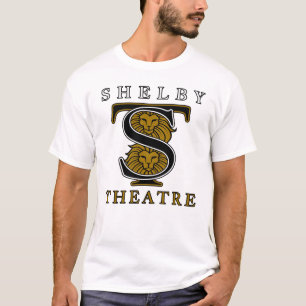 Camisa de logotipo grande