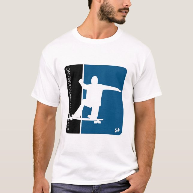 Camisa de Longboarding do Silverfish (Frente)