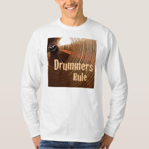 Camisa de Longsleeve da regra dos bateristas