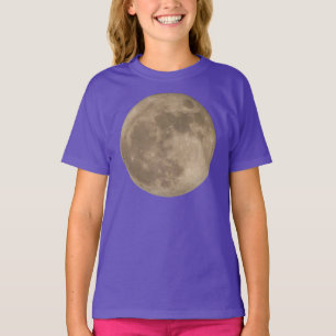 Camisa de Lua das Crianças Camisas de Lua Cheia