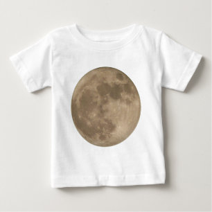 Camisa de Lua de Toddler Bebê Camisa de Lua Cheia 