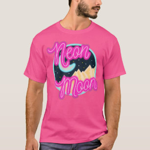 Camisa De Lua Neon Retro Western 80S 90S