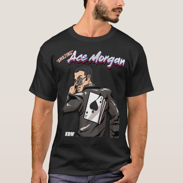 Camisa de Luta Ace Morgan NBW "Incrível" (Frente)