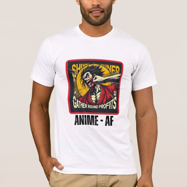 Camisa de Luta de Animes (Frente)