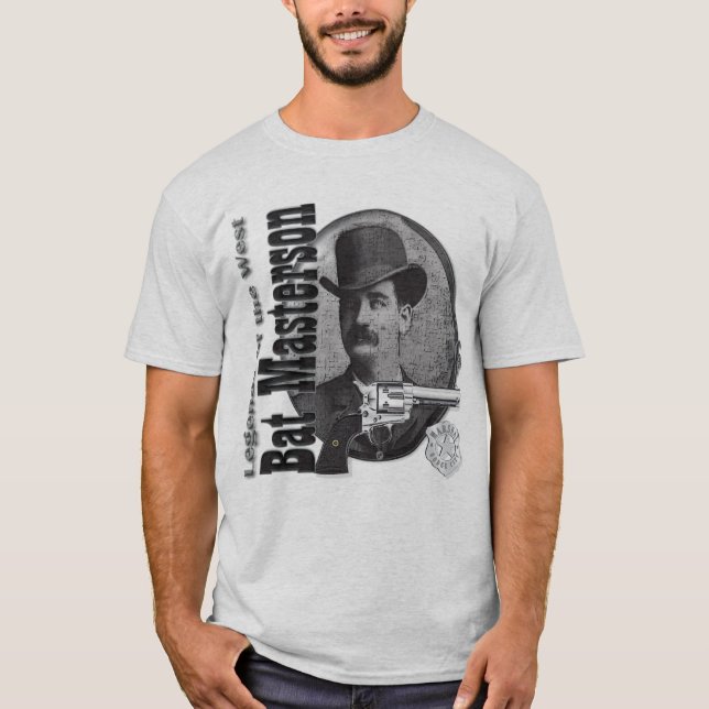 Camisa de luxe do Lawman legendário T de Masterson (Frente)