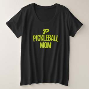 Camisa de Luxo Pickleball Mom   Estiloso Picklebal