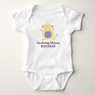 Camisa de macaco Bananas desaparecida para meninas