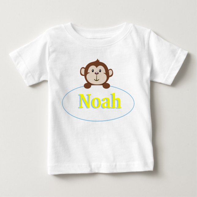 Camisa de macaco personalizada (Frente)