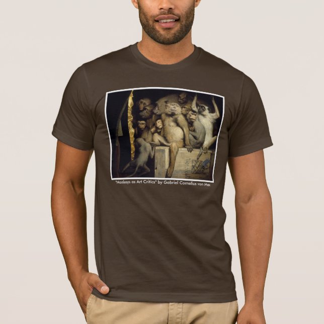 Camisa De Macacos Engraçada: Macacos Como Críticos (Frente)