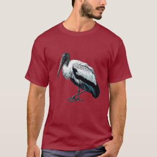 Camisa de madeira Stork Basic Dark T Shirt