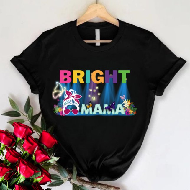 Camisa de mãe bonita, mãe brilhante, presente Dia  (Criador carregado)
