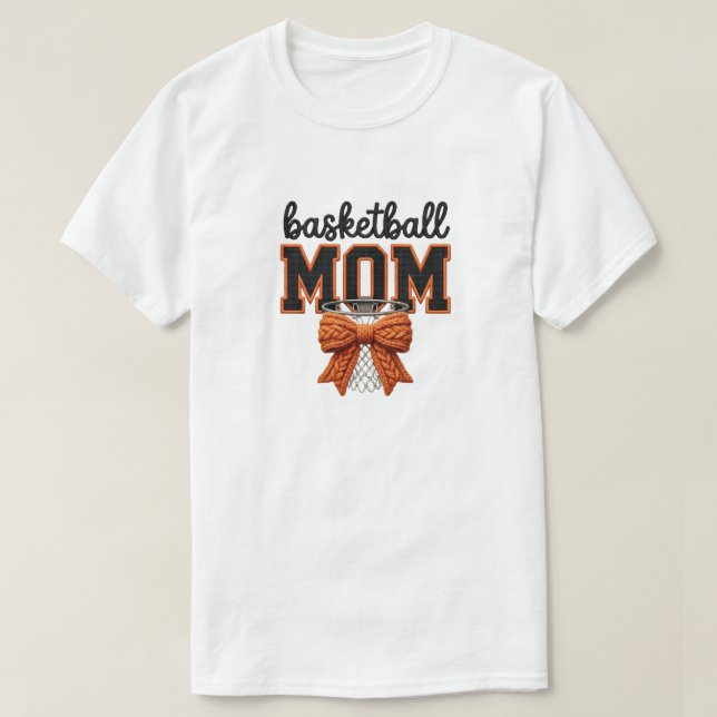 Camisa de Mãe de Basquete com Crochê Falso, Jogo d (Frente do Design)