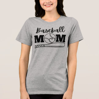 Camisa de Mãe de Beisebol – Camiseta para o Dia do