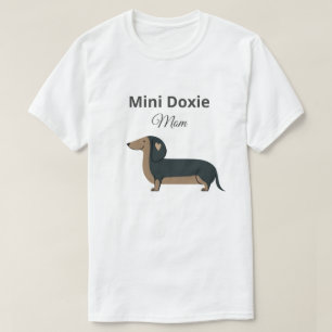 Camisa de Mãe de Doxie Miniatura Presente de Cacho