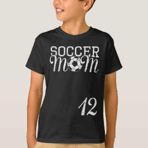 Camisa de Mãe de Futebol Número 12 Jogador Favorit
