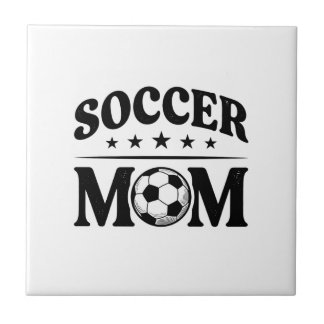 Camisa de Mãe de Futebol Vintage Vector Design_1
