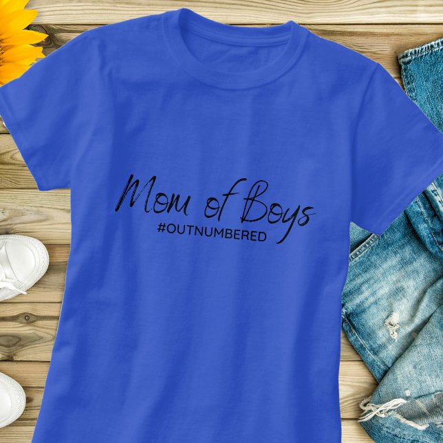 Camisa de Mãe de Meninos em Maioria (Criador carregado)