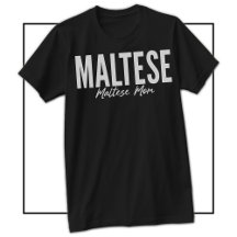 Camisa de Mãe Maltesa para Proprietários e Amantes