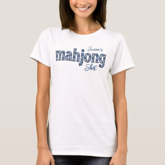 Camisa de Mahjong Personalizada com Floral Chinois
