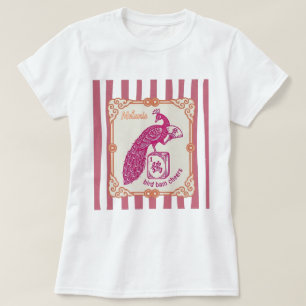 Camisa de Mahjong Personalizada Engraçada Pássaro