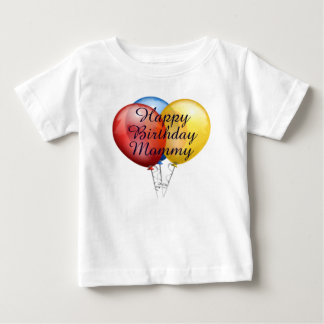 Camisa de Mamãe Feliz de Aniversário Personalizada