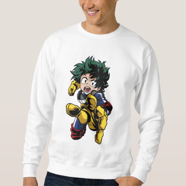 Camisa de manga do cheio de anime Premium (Frente)