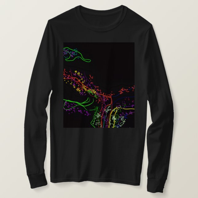 Camisa de Manga Longa Árvore da Vida (Frente do Design)