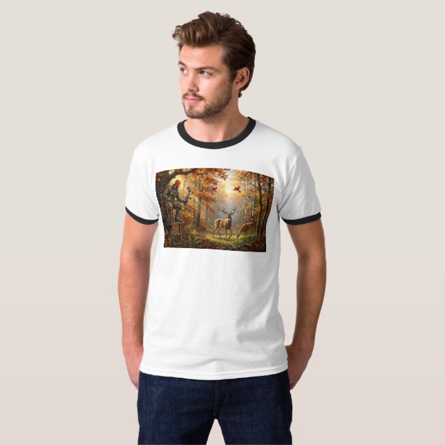 Camisa de Manga Longa Autumn Deer Hunter – Vida Se (Frente Completa)
