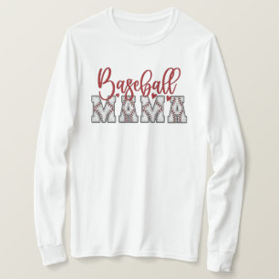 Camisa de Manga Longa Baseball Mama