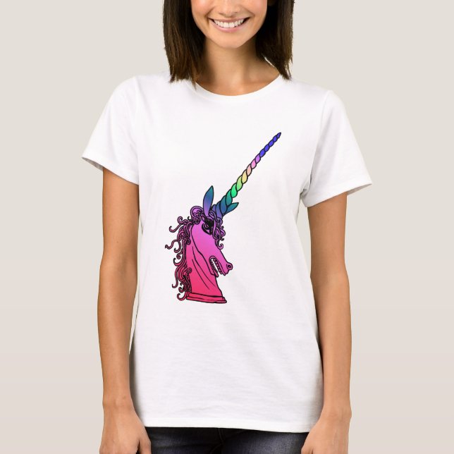 Camisa de Manga Longa com Emblema de Unicórnio Arc (Frente)