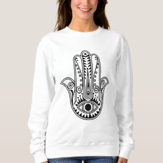 Camisa de manga longa com manga de Hamsa, de uso f
