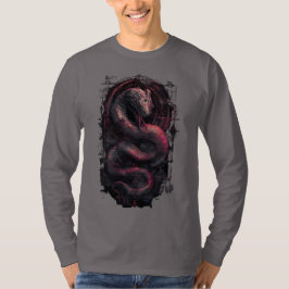 Camisa de manga longa Cyber Serpent Dark Fantasy G