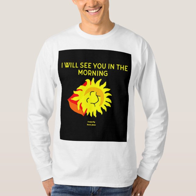 Camisa de Manga Longa de Homens Noturnos (Frente)