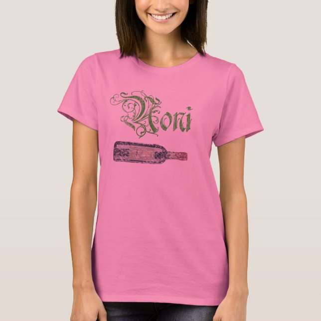 Camisa de Manga Longa Garrafa de Vinho Noni (Frente)