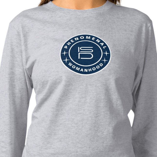 Camisa de Manga Longa Mulher Fenomenal da ISD (Criador carregado)